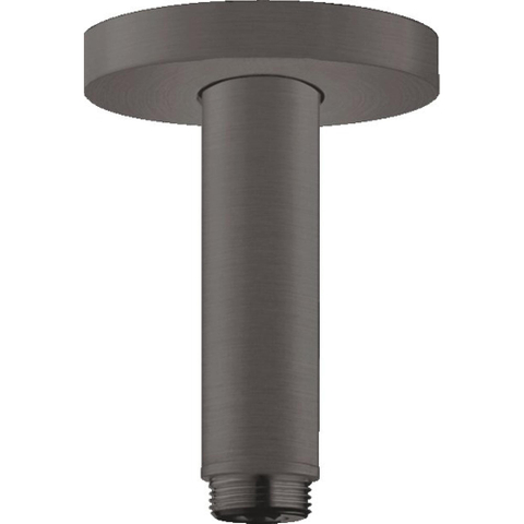 Hansgrohe Plafondbevestiging S - 100 mm - hoogglans zwart chroom SW358878