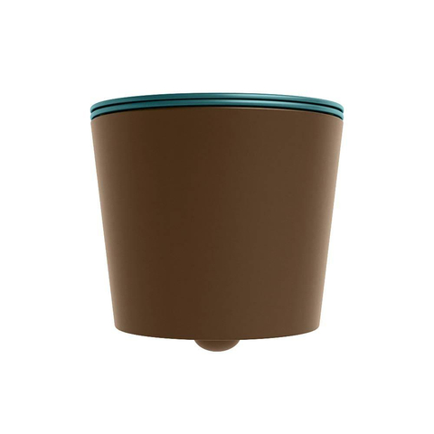 Mondiaz LAVIE hangtoilet – spoelrandloos – 36 x 53 cm – met softclose zitting – Rust (bruin), zitting Smag (groen) SW1208719