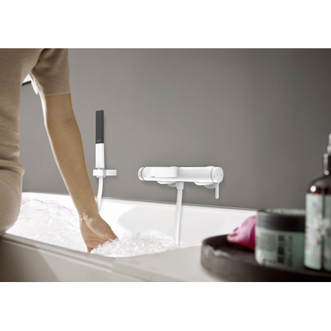 Hansgrohe RainFinity PowderRain staaf - handdouche 100 - 1jet - mat wit SW297609