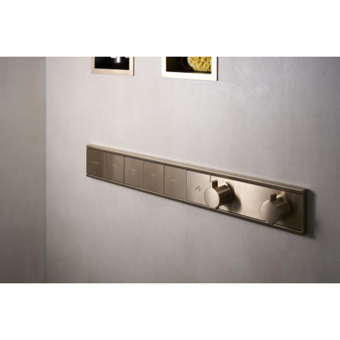 Hansgrohe Rainselect Thermostaat - inbouw - voor 5 functies - geborsteld brons SW918041