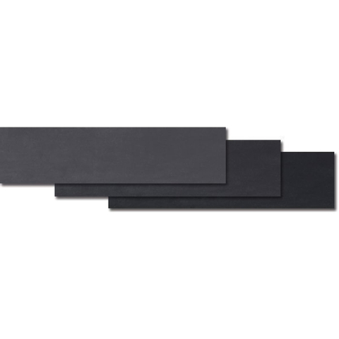 Mosa Terra Tones Tegelstroken voor wand- en vloer 15x60cm 12mm gerectificeerd R10 porcellanato Koel Zwart SW360640