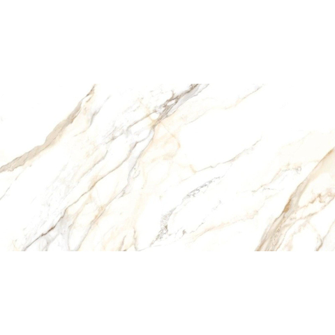 Terravito Ferrato wand- en vloertegel - 30x60cm - 9.0mm - Rechthoek - gerectificeerd - Natuursteen look - mat wit - Gold SW1595594