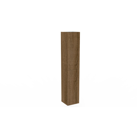 Arcqua Ridge Armoire colonne- 160 cm - 2 portes - réversible - chêne café SW976330