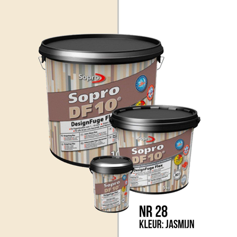 Sopro Mortier à joint pour carrelage de sol et mural Sopro DF 10 Flexible jasmin n° 28 1kg Jasmin SW88586