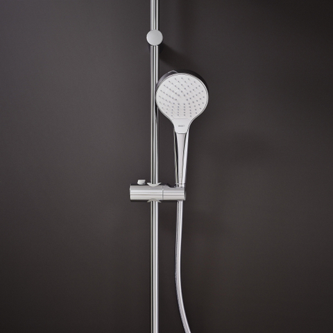 Hansgrohe Croma Select S handdouche - 11cm - rond - vario - ecosmart - wit/chroom (wit) 0605322
