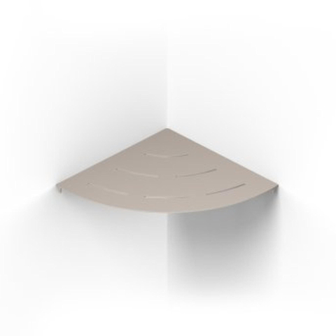 Looox Storage Collection Étagère d'angle – 30 cm – bords arrondis – beige sable mat SW1443991