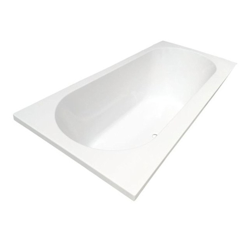Xellanz Portus RD baignoire encastrée duo 180x80x49 cm acrylique brillant blanc SW75882