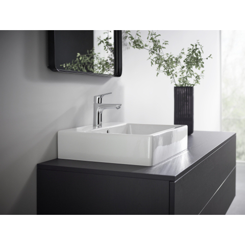 Hansgrohe Focus S - 100 wastafelkraan - 100 lowflow - met waste - hoogglans chroom GA69757