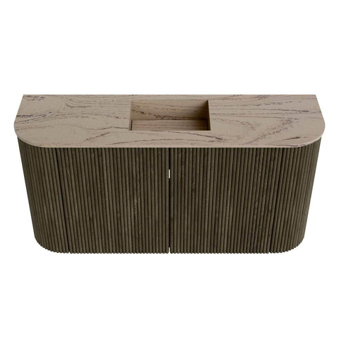 Mondiaz JOYA-DLUX 83.2cm toiletmeubel - ronding links en rechts kleur Shadow - Wastafel FAYE positie Midden Zonder kraangat kleur Arena. SW1426251