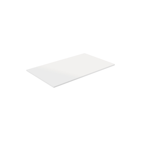 Saniclass Tops Plan de toilette - 80x46x1.2cm - angles droits - blanc mat SW1595523