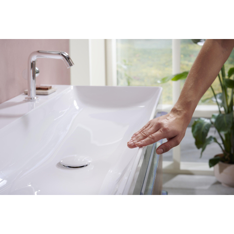 Hansgrohe Tecturis s Eengreeps wastafelkraan - 110 Fine - coolstart - zonder waste - hoogglans chroom SW918804