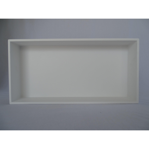 Crosstone by Arcqua Solid Alcove niche encastrée 60x30x10cm solid surface blanc mat SW420142