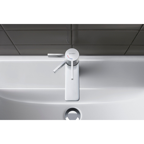Duravit D-neo Eengreeps wastafelmengkraan M - freshstart - hoogglans chroom SW640509