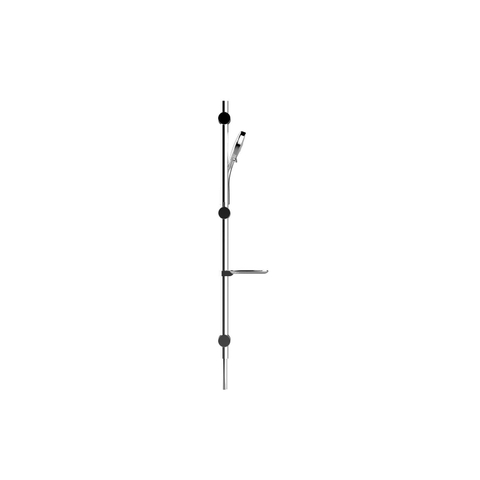 Nemo Spring Caluso douchestangset - compleet - met bevestigingen - aanpasbaar - 3 jets - glijstuk - zeepbakje SW291677