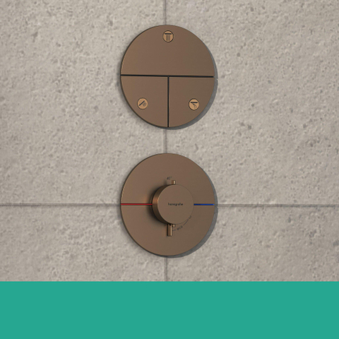 Hansgrohe Showerselect Thermostat encastré bronze brossé SW918010