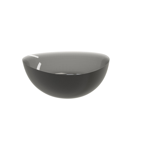 Riho Oviedo Baignoire îlot - 160x160cm - solid surface - semi transparent - Frosted smoke SW1030659