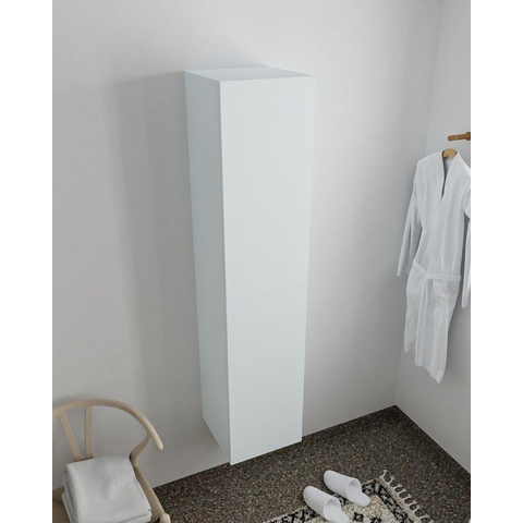 MONDIAZ BEAM Armoire colonne - 160cm - 2 portes - Clay SW410546