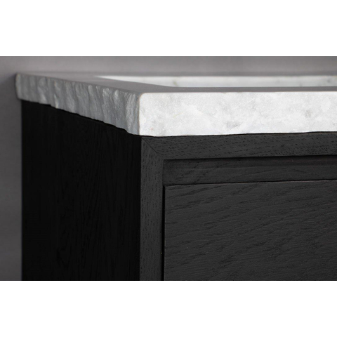 Forzalaqua Nova lavabo - 100.5x51.5x9.5cm - simple vasque - carrara poli (gris) SW369814