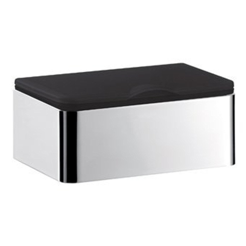 Emco System 2 box voor vochtige doekjes zwart/chroom GA75856