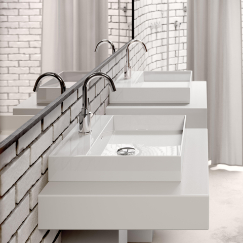 Clou Wash Me lavabo 50x42x8cm sans bonde Céramique Blanc SW440839