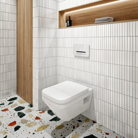 Villeroy & Boch Architectura Wandcloset Pack - 53cm - spoelrandloos Twistflush CeramicPlus - glans wit SW1162417