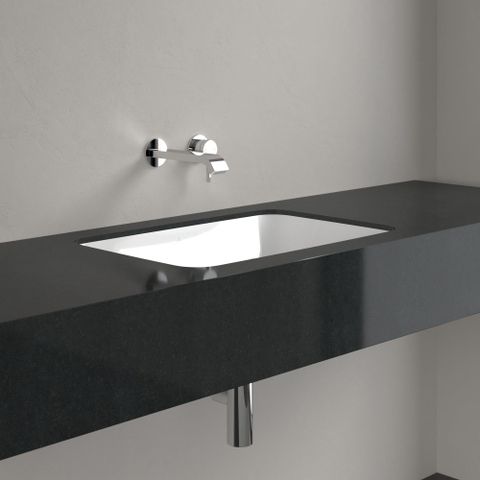 Villeroy & Boch Architectura onderbouwwastafel - 62x42cm - zonder kraangat - zonder overloop - White Alpine (glans wit) SW762335
