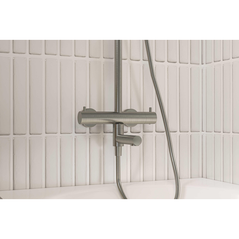 MAY Accessoires Bec de baignoire pour ensemble de douche de pluie raccord 1/2\ cuivre mat brossé PVD SW1224610