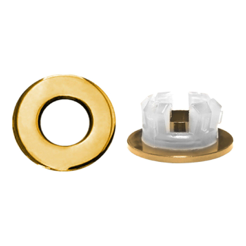 Fortifura Calvi Luxe Overloopring - 3cm - geschikt - voor wastafels - glans goud SW773492