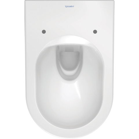 Duravit Me by starck Starck Me wandcloset - diepspoel - spoelrandloos - met hygieneglaze - 37x57cm - met verdekte bevestiging - rimless - mat wit SW358222