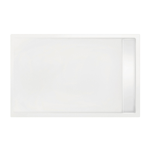 Xenz Easy Tray douchevloer - 140x100x5cm - acryl - zonder gootcover - wit SW379406