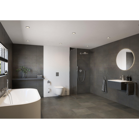 Grohe Essentials Handdoekring - 18cm - rond - Supersteel (RVS) SW97633