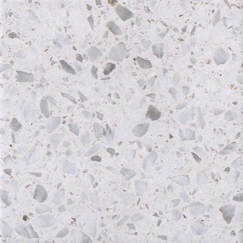 Ceralto Cliffo Rock vloer- en wandtegel - 20x20cm - 10mm - R10 - terrazzo - mat bianco (wit) SW279058