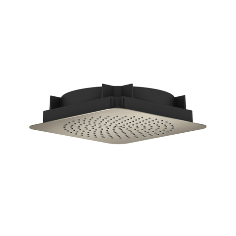 AXOR Citterio C douche de tête - 27x27cm - encastré au plafond - brushed nickel (inox) SW1152112