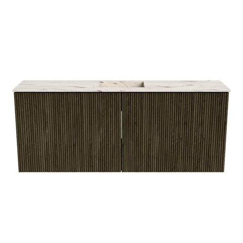 Mondiaz JOYA-DLUX 100cm toiletmeubel - kleur Shadow - Wastafel FAYE positie Midden Zonder kraangat kleur Nata. SW1424971