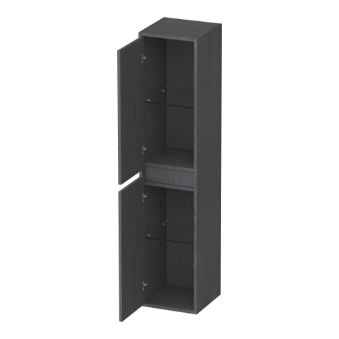 BRAUER Adore armoire de salle de bains - 160x35x35cm - avec 2 portes sans poignées ouverture à gauche ou à droite Timber Grey SW1198236
