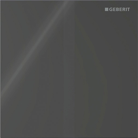 Plaque de commande Geberit type 40 urinoir - batterie - carré - noir SW1237215