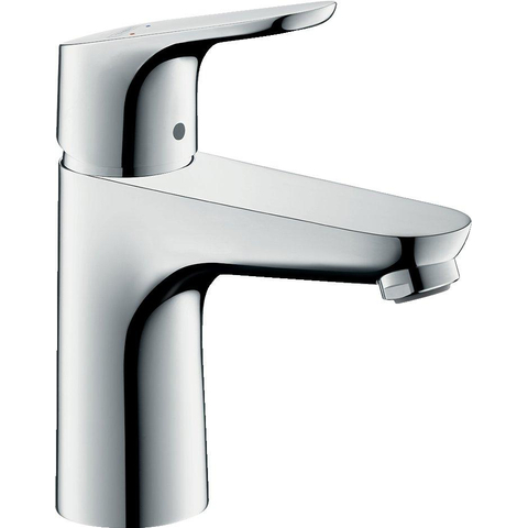 Hansgrohe Focus S - 100 wastafelkraan - 100 lowflow - met waste - hoogglans chroom GA69757