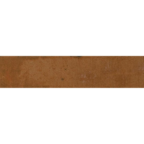 ÉCHANTILLON Ceralto Pavero Core Carrelage mural - 6X27cm - 7.7mm - Rectangle - Terracotta brillant SW1220889