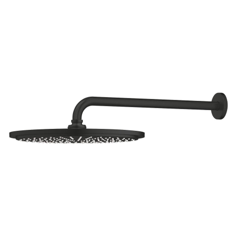 GROHE Rainshower Cosmopolitan 310 douche de tête - 31cm - bras mural 38cm - noir mat SW1477531