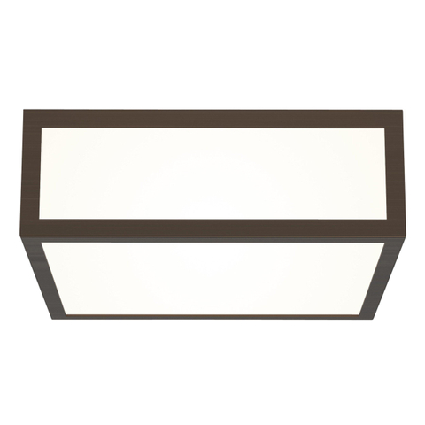Astro Mashiko 200 Square Plafonnier 20x20x7.85cm IP44 douille E27 bronze SW378007