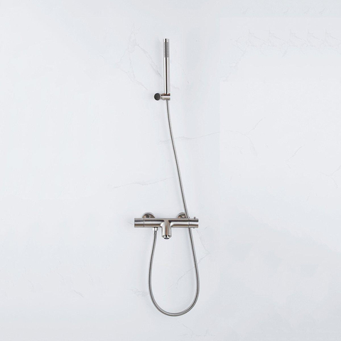 Fortifura Calvi doucheslang - 150cm - metaal - PVD - RVS geborsteld SW767377