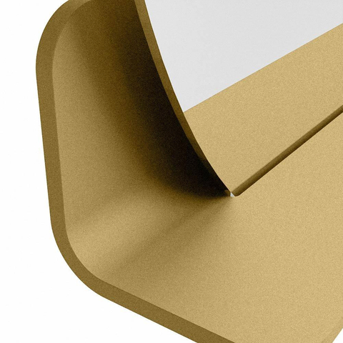 Mondiaz SPOT miroir – Ø 70 cm – avec tablette – Oro (sable) SW1235573