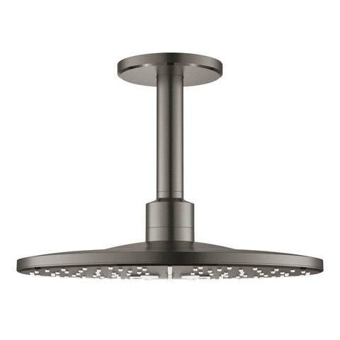 Grohe Rainshower SmartActive 310 Hoofddouche - 31cm - 2 straalsoorten - plafondarm 14.2cm - brushed hard graphite (antraciet) SW448247