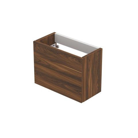 INK Versus Fonteinkast - 36x18x27cm - 1 deur - greeploos of tbv grepen - links- en rechtsdraaiend - MFC - Noten OUTLETSTORE STORE44030