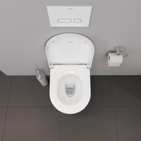 Duravit D-neo Wandclosetpack - met wandcloset - compact - diepspoel - rimless - 37x48x40cm - met verdekte bevestigigng - softclose - wit SW710694