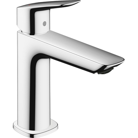 Hansgrohe Logis Eengreepswastafelmengkraan - 110 Fine - met lediging - met trekstang - hoogglans chroom SW651360