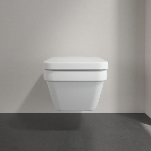 Villeroy & Boch Architectura Omnia Architectura wandcloset - diepspoel DirectFlush hoekig - 37x53cm - White Alpine (glans wit) 1025077