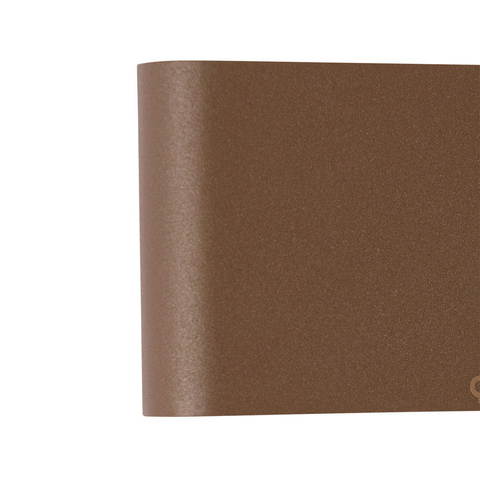 QAZQA Batt wandlamp - 17.5x9x3cm - incl. LED - IP65 - mat roestbruin (koper) SW1187248