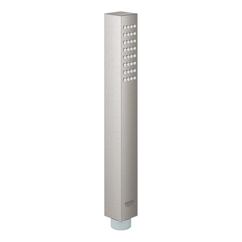 GROHE SmartControl Ensemble de douche encastrable - thermostatique - pommeau de douche carré - douchette stick - Supersteel brossé SW909596