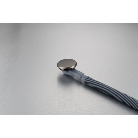 Fortifura Calvi badafvoercombinatie - met klikwaste - PVD - geborsteld gunmetal (antraciet) SW696233